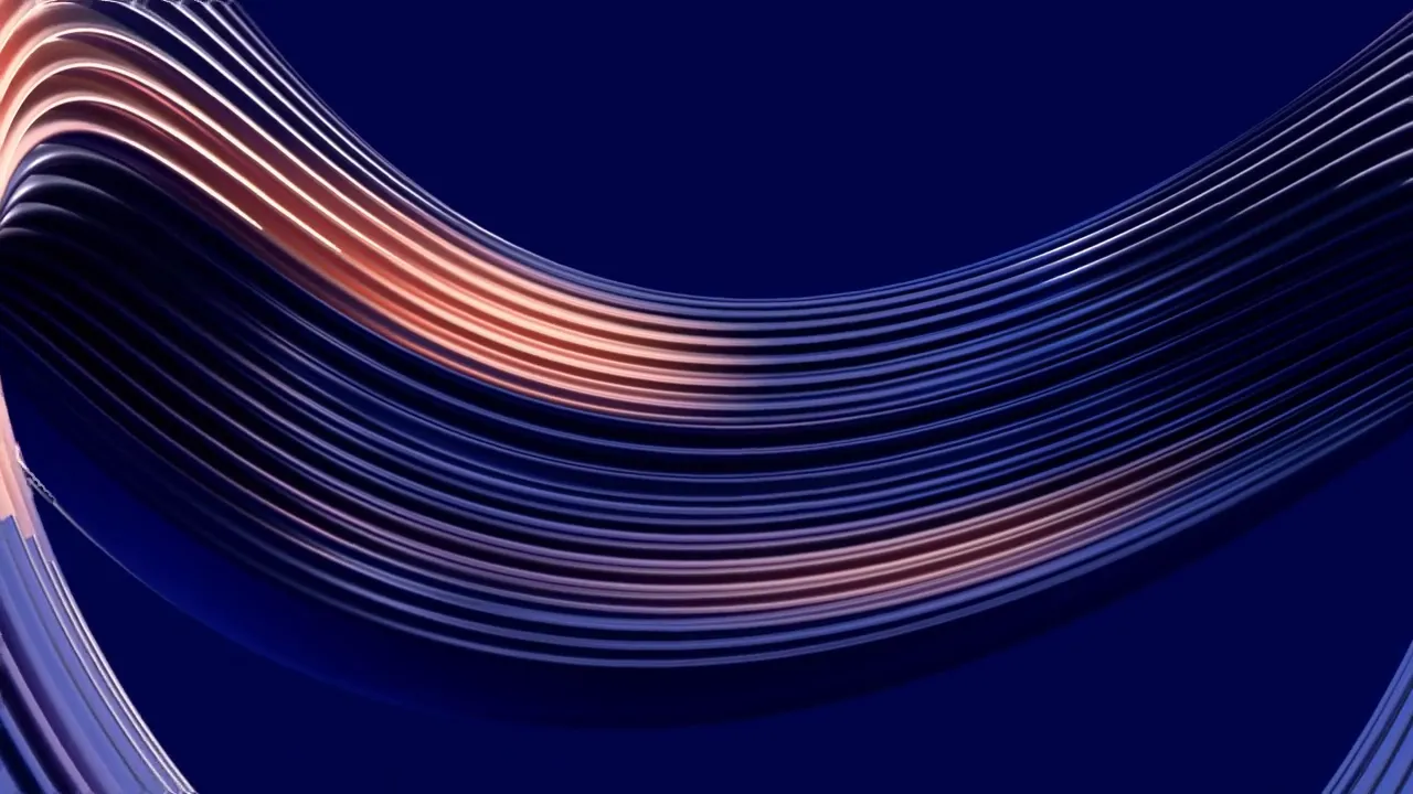 Recur Club hero background — abstract flowing lines